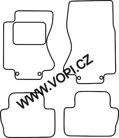 Textil-Autoteppiche Jaquar S-type 04/2002 - 2008 Autofit (2203)